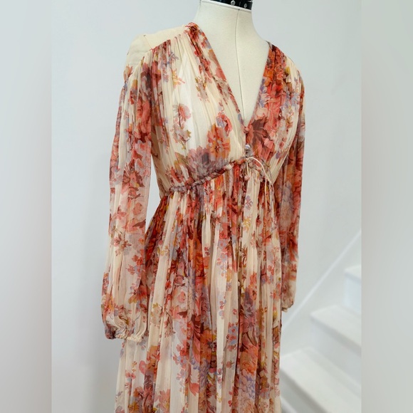 Zimmermann Silk Devi Floral Maxi Dress - Picture 7 of 15